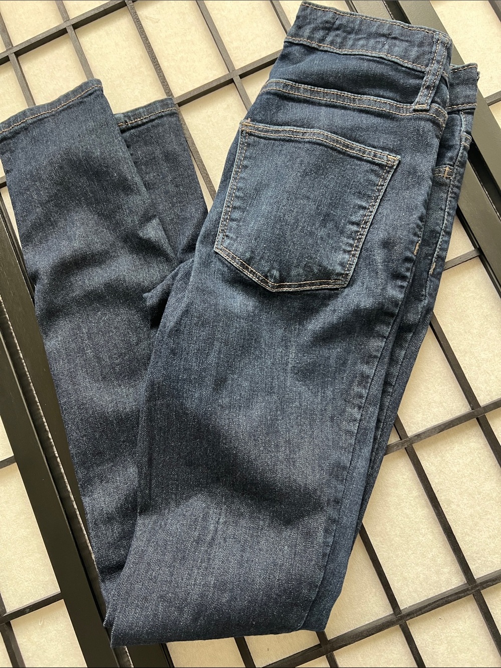 Classic Dark Wash Straight Leg Jeans